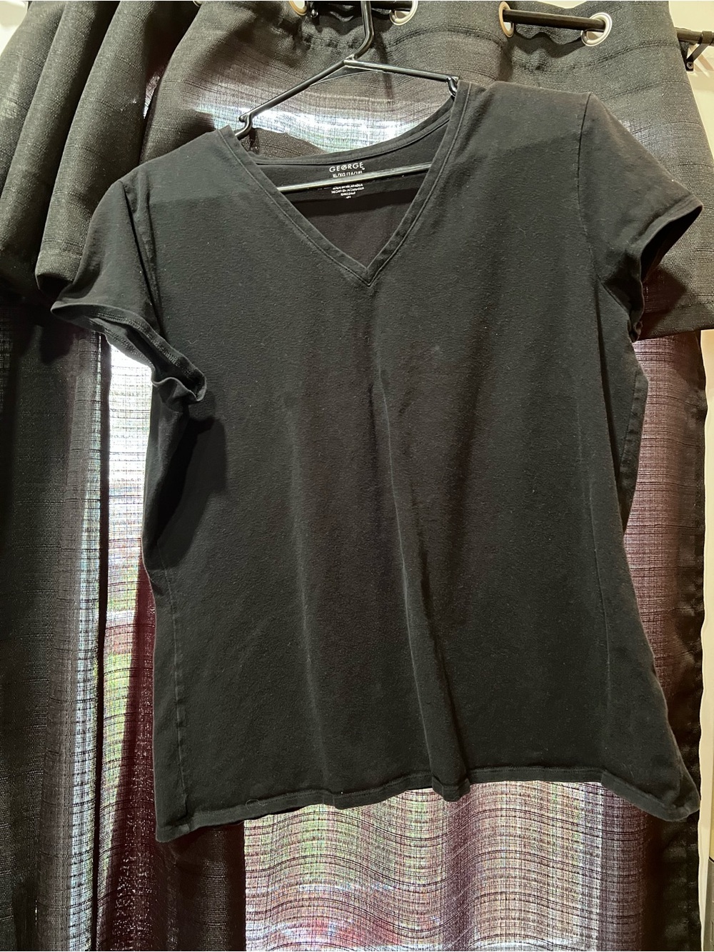 George Black V-Neck Short Sleeve Tee